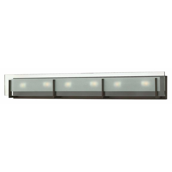 6 Light Bathroom Vanity in Modern Style 37.5 inches Wide By 5.75 inches High-Oil Rubbed Bronze Finish Bailey Street Home 81-Bel-1914608