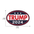 thumbnail image 4 of 5 Uds Auto Carrocería Parachoques Ventana Tronco Calcomanías PVC TRUMP 2024 Pegatinas Creativa, 4 of 5