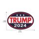 thumbnail image 4 of 5 Uds Auto Carrocería Parachoques Ventana Tronco Calcomanías PVC TRUMP 2024 Pegatinas Creativa, 4 of 5