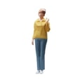 thumbnail image 4 of Figurines Peintes 1/64 Figurines de Fille Simulation de Résine Miniature Jouet Architecture Personnes Figurines Miniature Scène Personnes pour Scène Miniature, 4 of 8