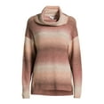 thumbnail image 5 of Time and Tru Women's Ombre Cowl Neck Sweater, Midweight, Sizes XS-XXXL, 5 of 5