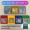 thumbnail image 2 of Blue/Crystal/Green/Gold/Red/Silver/Yellow Game Cartridge Video Console Card High Quality with Battery Multi-language, 2 of 4