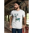 thumbnail image 2 of Deer Have Holly Jolly Christmas T-Shirt Men -Image by Shutterstock, Male Medium, 2 of 4
