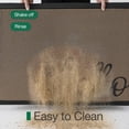 thumbnail image 6 of Frabe Outdoor Welcome Doormat, Low Profile Rubber Entryway Mat with Hello Design, Non-Slip Durable Easy Clean Scraper Rug for Front Door and Garage, Beige 17" x 30", 6 of 10