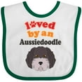 thumbnail image 3 of Inktastic Aussiedoodle Dog Boys or Girls Baby Bib, 3 of 4