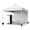 White, variant on Bingirl 10x10 Pop-Up Awning Tent with 1 Removable Side Wall Wheeled Bag and 4 Weight Pockets (Black Support + White Cloth)