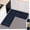 Black and Blue Buffalo Check, variant on Buffalo Check Plaid Kitchen Rug Set - 2PCS (17x47 & 17x29), Farmhouse Style, Non-Printed Woven Surface, Non-Slip, Machine Washable, Brown & White