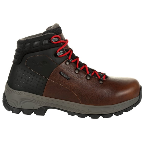 Georgia Boot Eagle Trail Alloy Toe Waterproof Hiker in Brown/Black
