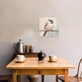 thumbnail image 3 of ZHONGYUTONG Birds Wall Art Animal Canvas Black White Bird Painting Abstract Birds on Tree Branch Pictures for Bedroom Decor Framed (20.00" x 20.00"), 3 of 5