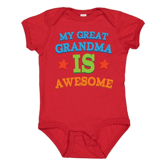 Inktastic My Great Grandma is Awesome Boys or Girls Baby Bodysuit