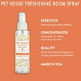 thumbnail image 2 of One Fur All Pet House Freshening Room Spray - Vanilla Sandalwood - Concentrated Air Freshener - Non-Toxic & Pet-Friendly Air Freshener - Pet Odor Eliminator Room Spray, 2 of 4