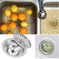 thumbnail image 5 of 2 Pieces Stainless Steel Kitchen Sink Stopper Universal Kitchen Sink Filter 84 Mm Kitchen Strainer Stainless Steel Sink Grid For Kitchen And Bathroom, 5 of 5