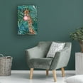 thumbnail image 3 of Trademark Fine Art Sarah Manovski  Bubblegum giraffe in the jungle Canvas Wall Art, 3 of 4