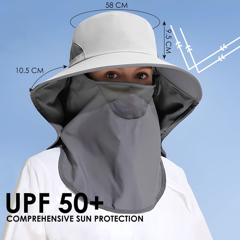 REDESS Nylon Sun Hat with Removable Neck Flap photo 5