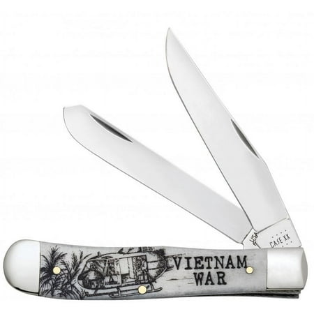 Case Cutlery 50952 Vietnam Trapper Nat Folding Pocket Knife