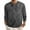 Dark Gray_004, variant on Men's Waffle Henley Shirts Long Sleeve Stylish Casual Button Down Tshirts Fall Lightweight Loose Fit Raglan Tie Dye Tops Khaki XL