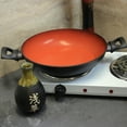thumbnail image 4 of Tosca Terra-Cotta 3 Qt. Forged Aluminum Braiser Pan in Black and Brown, 4 of 5