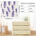 thumbnail image 6 of Yayeee 6 Pack Kitchen Dish Cloths for Washing Dishes Soft Absorbent Microfiber Towels, Lavender Pattern, 6 of 9