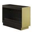 thumbnail image 4 of Modway Quantum 48" Modern Wood Bathroom Vanity Cabinet in Gold, 4 of 9