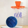 thumbnail image 2 of Baloncesto silencioso con aro, pelota de juguete para niños, suministros para fiestas para diversas actividades en interiores, pelota hinchable, pelot, 2 of 8