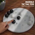 thumbnail image 4 of Juego de mesa Radicaln Marble Tic Tac Toe con tablero de 10 cm y bolas, 4 of 6