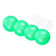thumbnail image 3 of 4 piezas de pelotas de conexión para sóftbol, ​​9.8 pulgadas, para equipos de gimnasio y deportes versátiles. Verde, 3 of 9