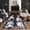 Black&white, variant on Zebra Rug Faux Cow Hide Rug Zebra Print Rugs Animal Print 4.6x5.2 FT Cowhide Rug Small Leopard Print Area for Living Room Bedroom Dining Room
