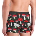thumbnail image 3 of Goofa Red Mushrooms Printed Men's Boxer Briefs Underwear, Moisture-Wicking Underwear, Trunk,Soft and Breathable Cotton Underwear-XX-Large, 3 of 9