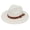 3, variant on Women Wide Brim Straw Panama Roll up Hat Fedora Beach Sun Hat UPF50+