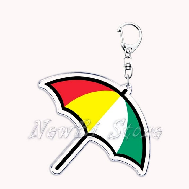 Horrorible Zombie Game Keychain for Accessories Bag Umbrella Leon Sign Logo Pendant Key Chain Ring Keychains Jewelry Fans Gift