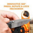 thumbnail image 4 of Afilador múltiple Sharp Pebble Orange Ninja para herramientas de jardín, 4 of 8