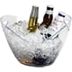 thumbnail image 4 of Cubo de hielo de plástico transparente - Recipiente de almacenamiento - Perfecto para botellas de vino, champán o cerveza, 4 of 7