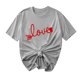 thumbnail image 1 of Camisetas de Manga Corta para Mujeres, Camiseta de Cuello Redondo Impresa de Moda, Primavera Y Verano Casual, 1 of 8