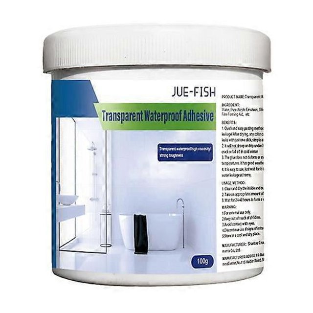 1-3pcs Jue-fish Waterproof Glue Anti-leakage Transparent Sealant High Bond Strength Long-lasting