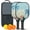 Black-1, variant on Pickleball Paddles Set Of 2, Fiberglass Surface, Tropical Jungle Print, 4 Balls & Bag