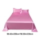 thumbnail image 3 of Ice Silk Bed Sheet Pillow Case 3 Piece Set And Luxurious Soft Ice Silk Bed Sheet Suitable For All Seasons Cool Ice Silk Fabric Washable, 3 of 8