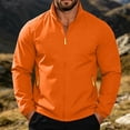 thumbnail image 2 of Men's Lightweight Windbreaker Jackets Long Sleeve Stand Collar Full Zipper Waterproof Rain Coat Outdoor Hiking Jacket, 3XL, 2 of 8