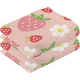 thumbnail image 2 of Dreamtimes 16x28 Inch Face Hand Towel Set Fruit Pattern Flowers Wild Cotton Washcloths, Quick-Dry Highly Absorbent Bath Towels 2 Pcs for Bathroom Ktichen Travel SPA Gym, 2 of 7