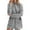 Grey, variant on Turtle Neck Sweatshirt for Women | Long Sleeve Soft Cozy Sweatshirts, Solid Color Fuzzy Sweater, Fall Oversized Tops with Pockets Loungewear