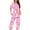 18-Pink, variant on SwiftWear Halloween Pajamas Women 2 Piece Lounge Set Pumpkin Cobweb Cute Ghost Homewear Short Sleeve Henley Top Capris Set S