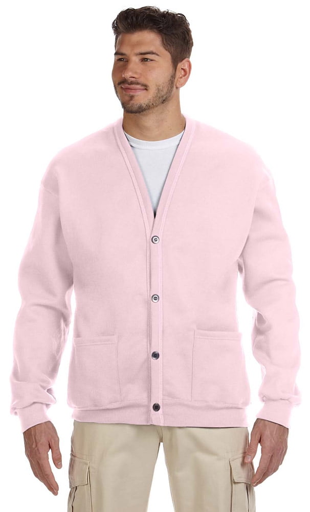 Jerzees Men's Fleece Cardigan Sweater - 773M - Small / Medium