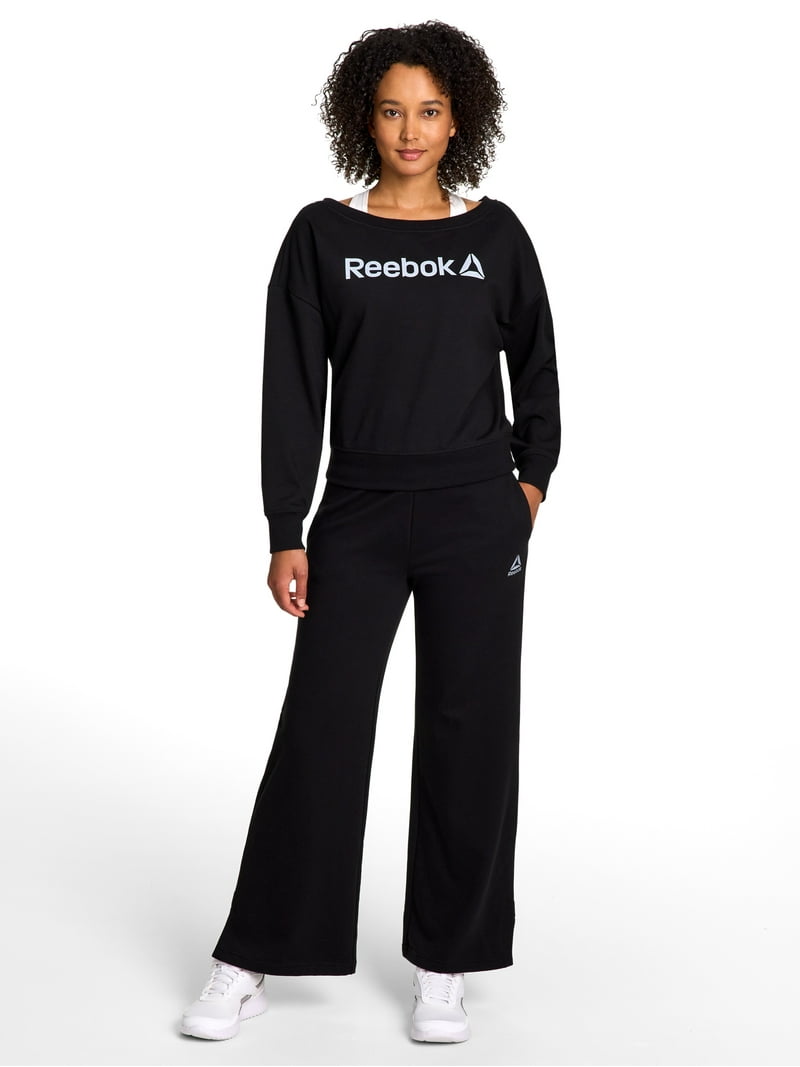 Reebok Women's Studio Wide Leg Pant, Sizes XS-XXXL - Walmart.com