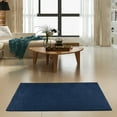 thumbnail image 2 of Furnish My Place Navy 3' x 22' Solid Color Rug Runner, Made In Usa, Living Room, Indoor, 2 of 12