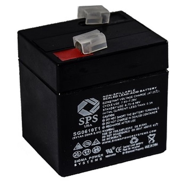 SPS Brand 6V 1 Ah (Terminal T1) Replacement battery for Biosearch Medical 147000 (1 PACK