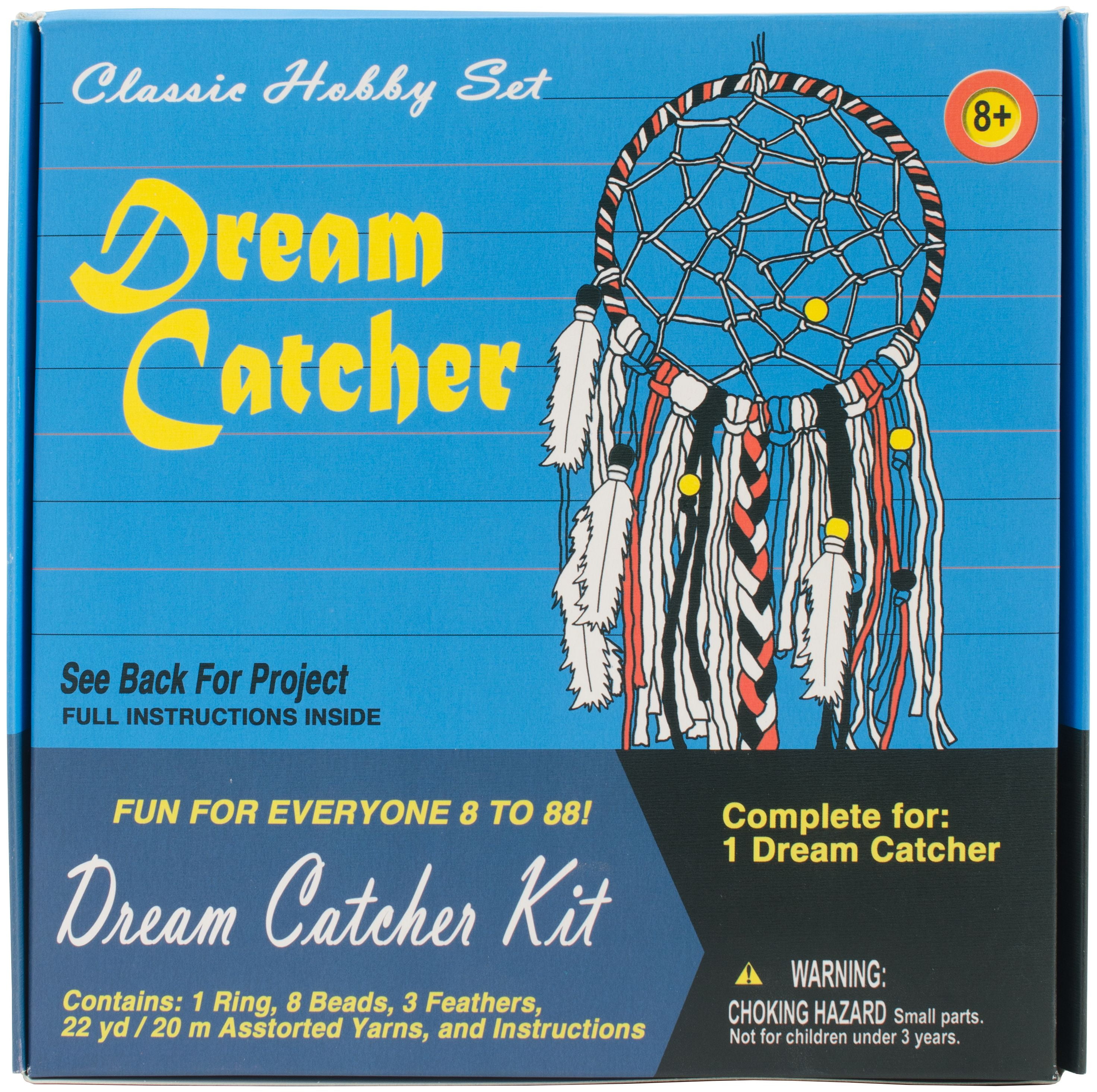 MAKE YOUR OWN DREAM CATCHER COLOURFUL KIT ACTIVITY CRAFT BIRTHDAY GIFT 
