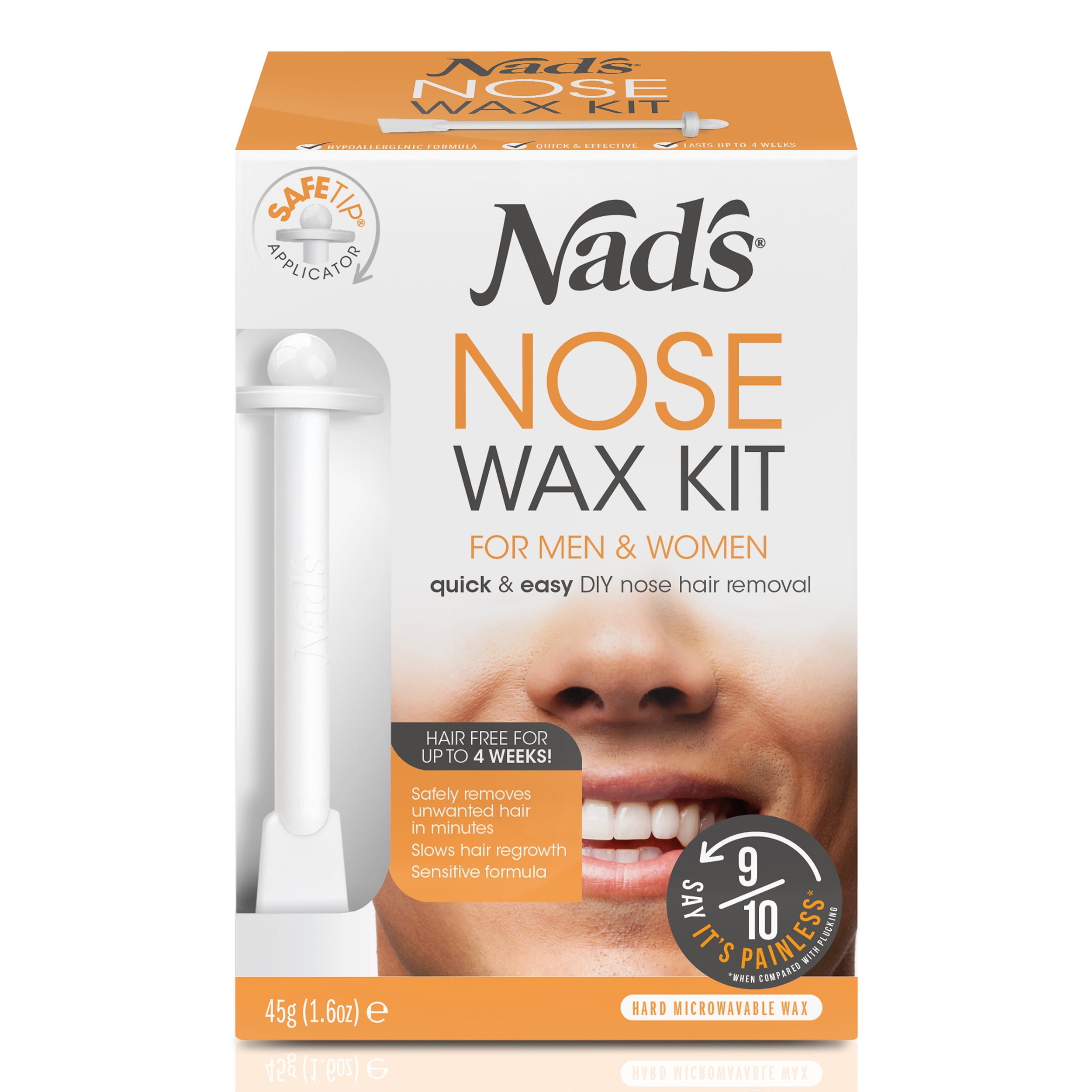 Nad's Nose Wax for Men & Women Nose Hair Waxing,  oz 