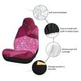 thumbnail image 6 of Cauagu Sparkling Pink Toilet Print Car Seat Covers,Universal Automotive Seat Covers Car Seat Protectors Easy to Install Car Cover Car Accessories Auto rucks Van & SUV-2 PCS, 6 of 9