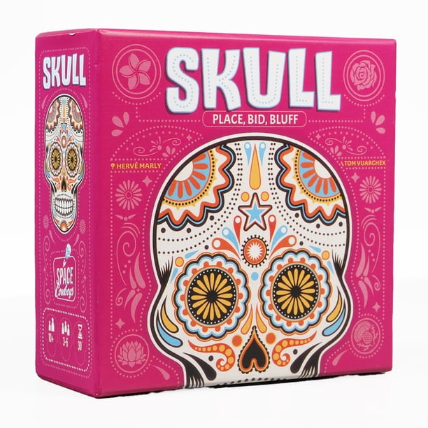 Juego de cartas Skulls Fun Family para adultos, adolescentes y niños