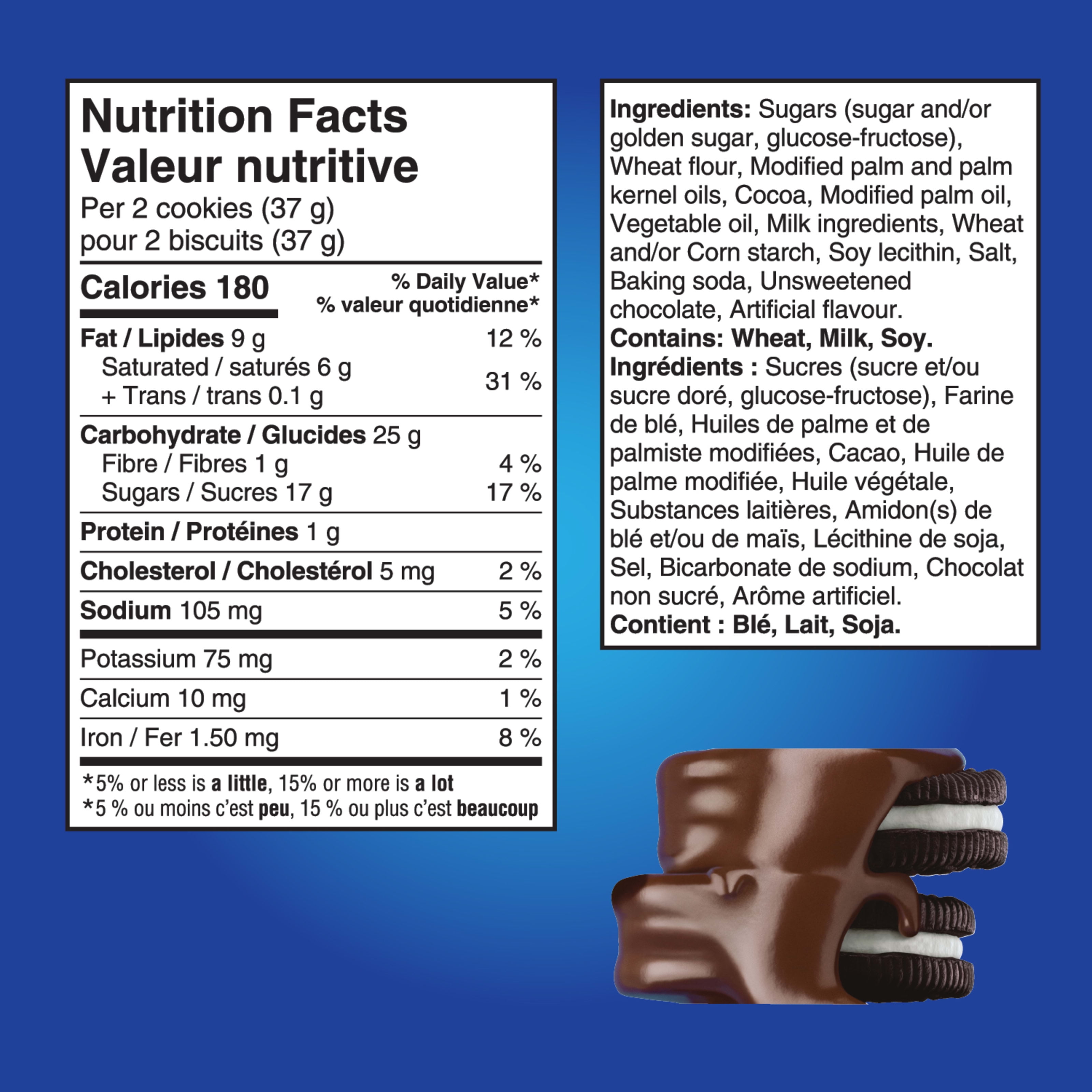 OREO Enrobés de Fudge 224 g