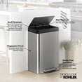 thumbnail image 4 of Kohler K-20940-ST 13 gal Stainless Steel Step Can, 4 of 5
